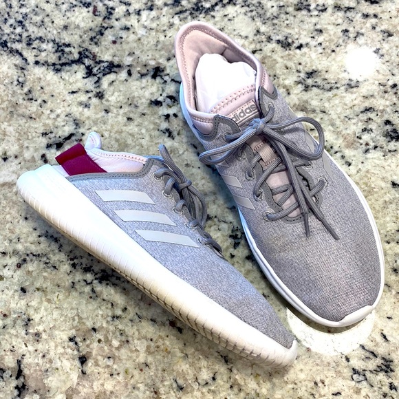 adidas Shoes - Adidas Cloudfoam Gray & Lavender Athletic Shoes sz 9